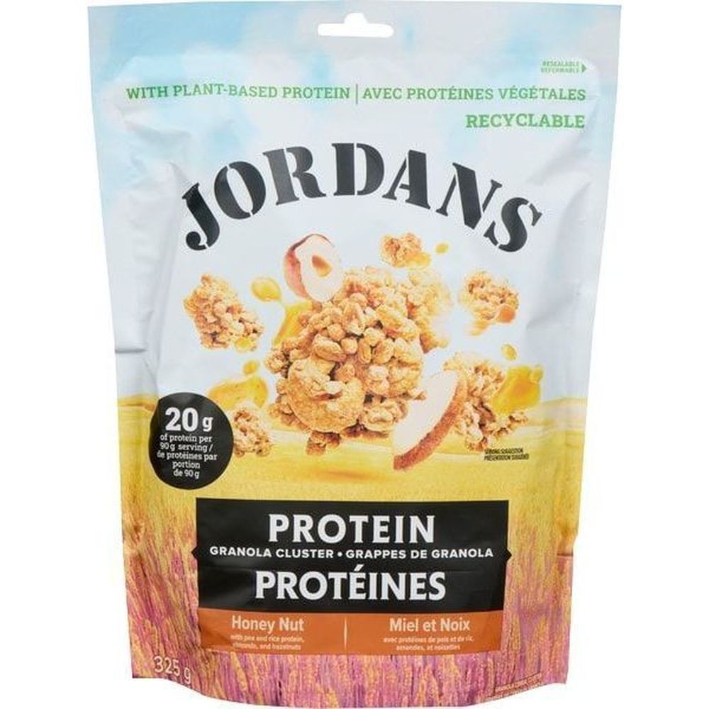 Jordans Honey Nut Protein Granola Cluster, 325 G -- 6 Per Case