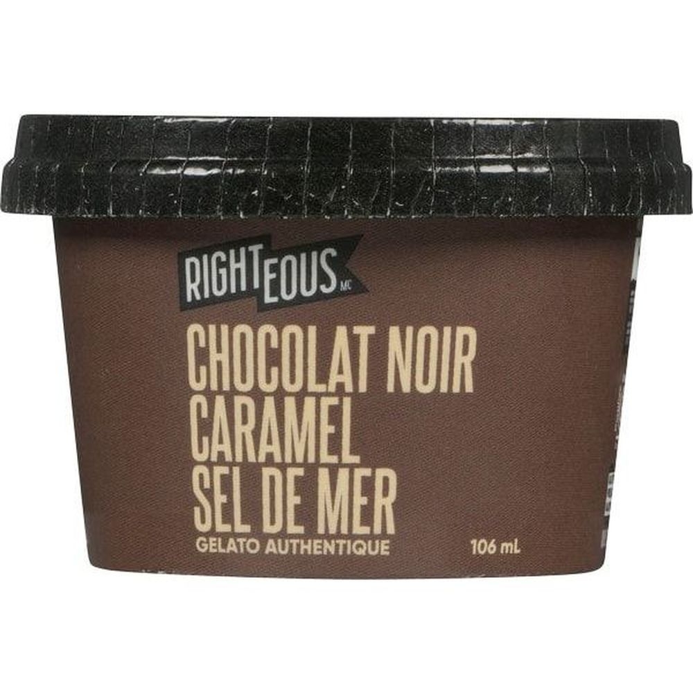 Dark Chocolate Caramel Sea Salt Small Batch Gelato